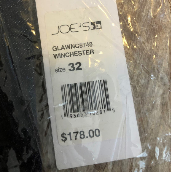 Joe's The Charlie Jeans High Rise Skinny Ankle Button Fly Winchester NWT Size 32 - Picture 6 of 8